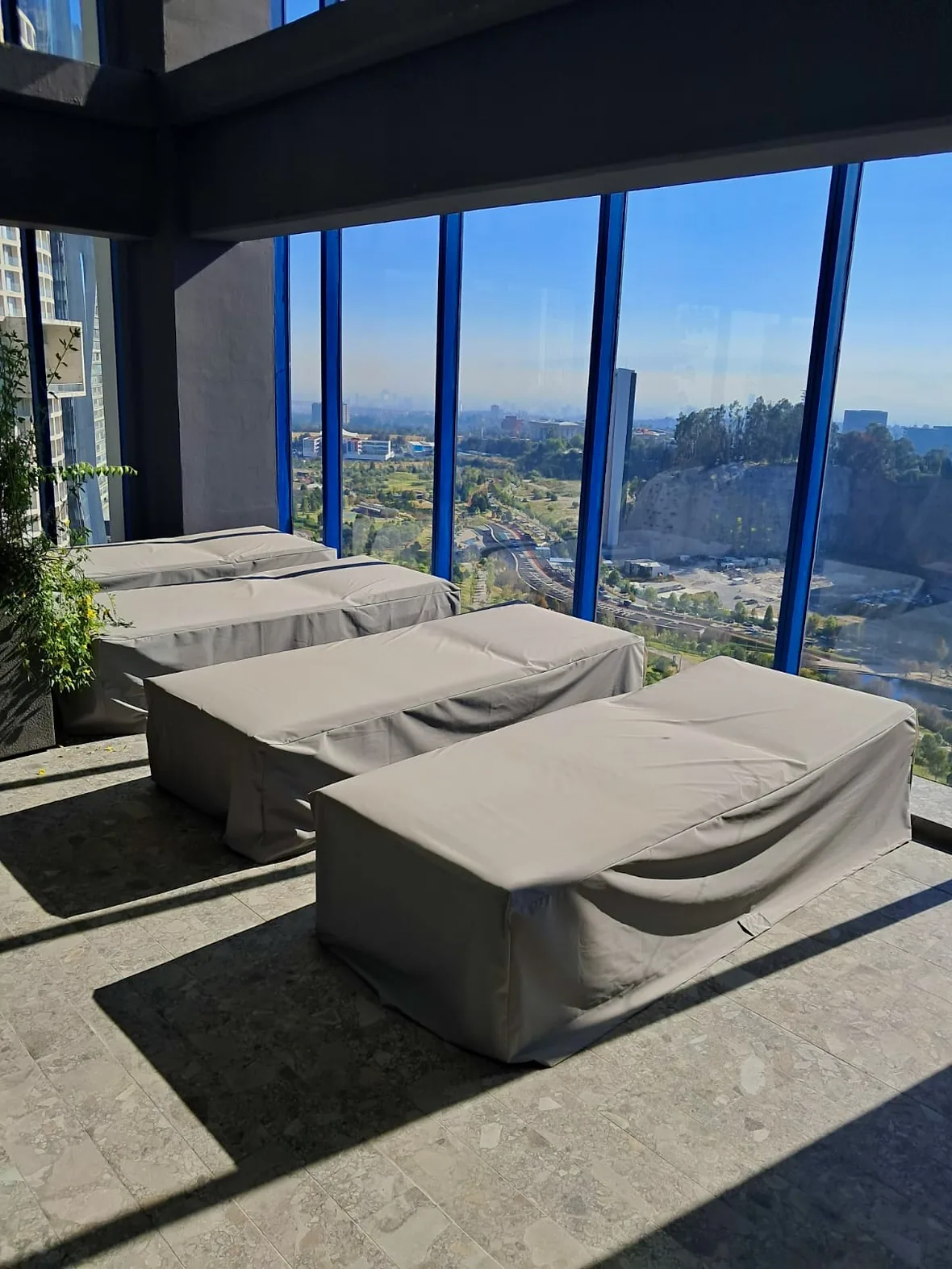Sala exterior protegida
